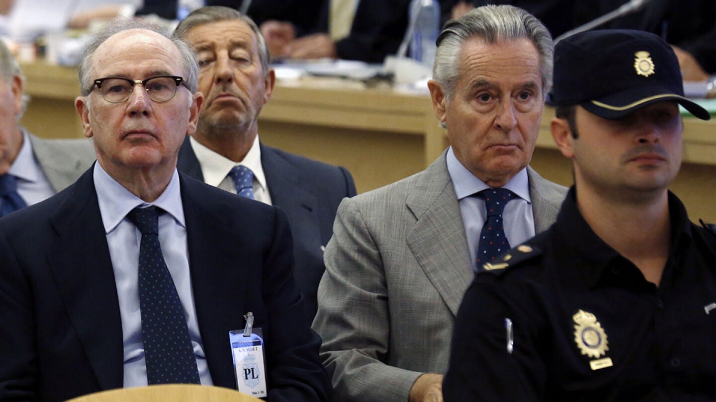 Rato y Blesa en el juicio por las 'tarjetas black'