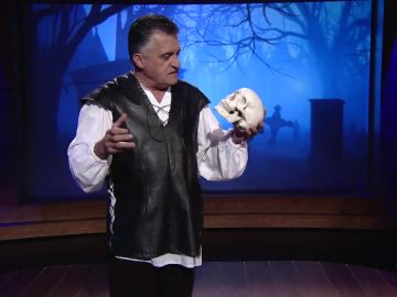 El Gran Wyoming se mete en la piel del célebre personaje de Shakespeare, Hamlet El Gran Wyoming se mete en la piel del célebre personaje de Shakespeare, Hamlet