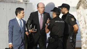 El exjefe de la Casa del Rey, Rafael Spottorno, a su llegada a la Audiencia Nacional
