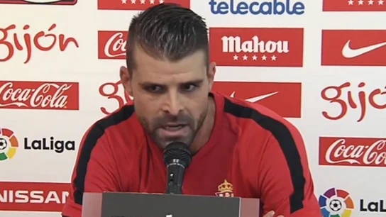 Pichu Cuéllar durante la rueda de prensa Pichu Cuéllar durante la rueda de prensa