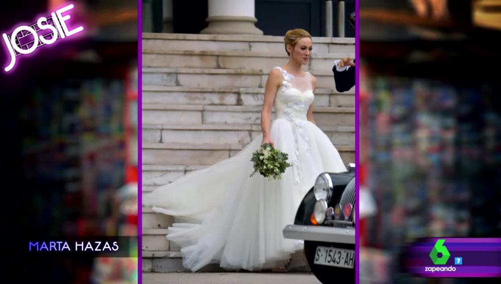 josie comenta la boda de cuento de hadas de marta hazas: "va mona