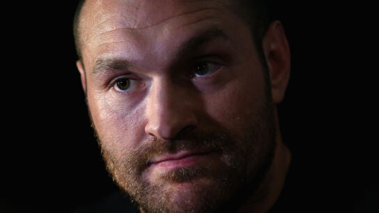 Tyson Fury, boxeador brit&aacute;nico