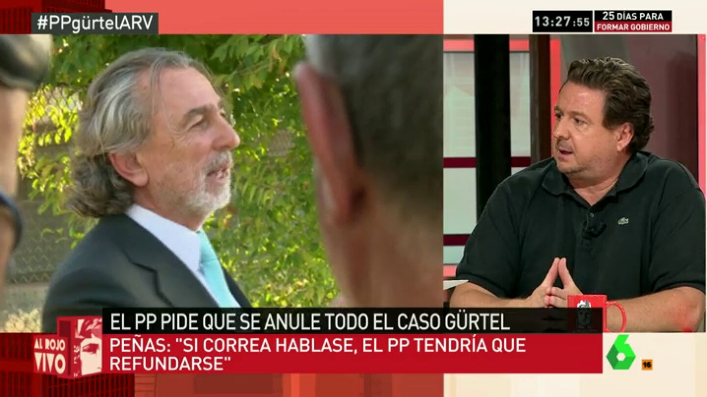 Frame 47.698721 de: Jos&eacute; Luis Pe&ntilde;as: "Si Correa hablase, el Partido Popular tendr&iacute;a que refundarse"