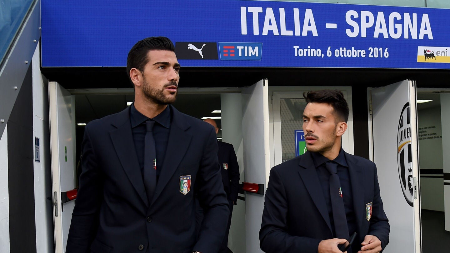 Graziano Pelle, junto a Sansone