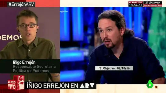 Errejón, en ARV Errejón, en ARV