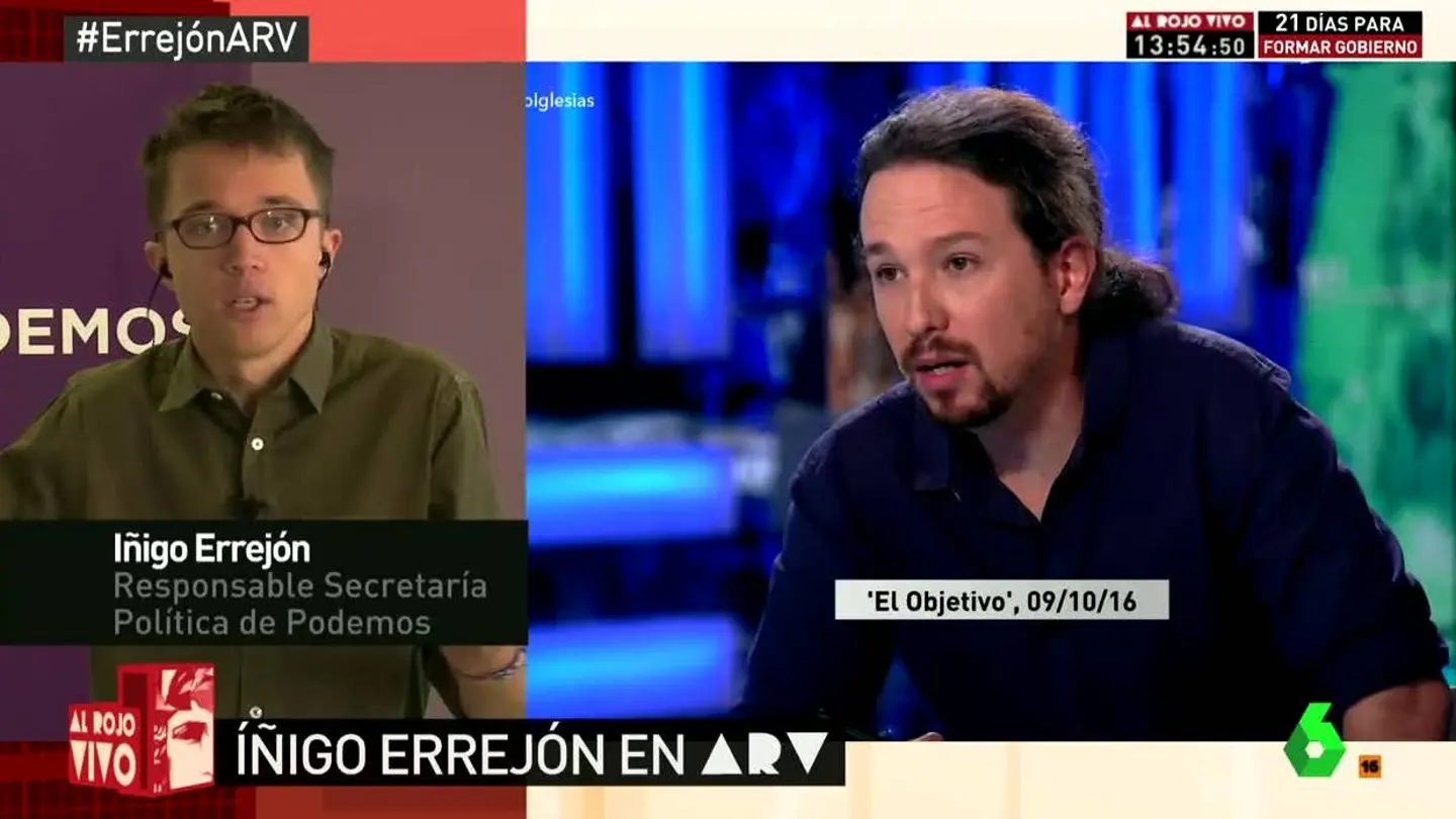 Errejón, en ARV Errejón, en ARV