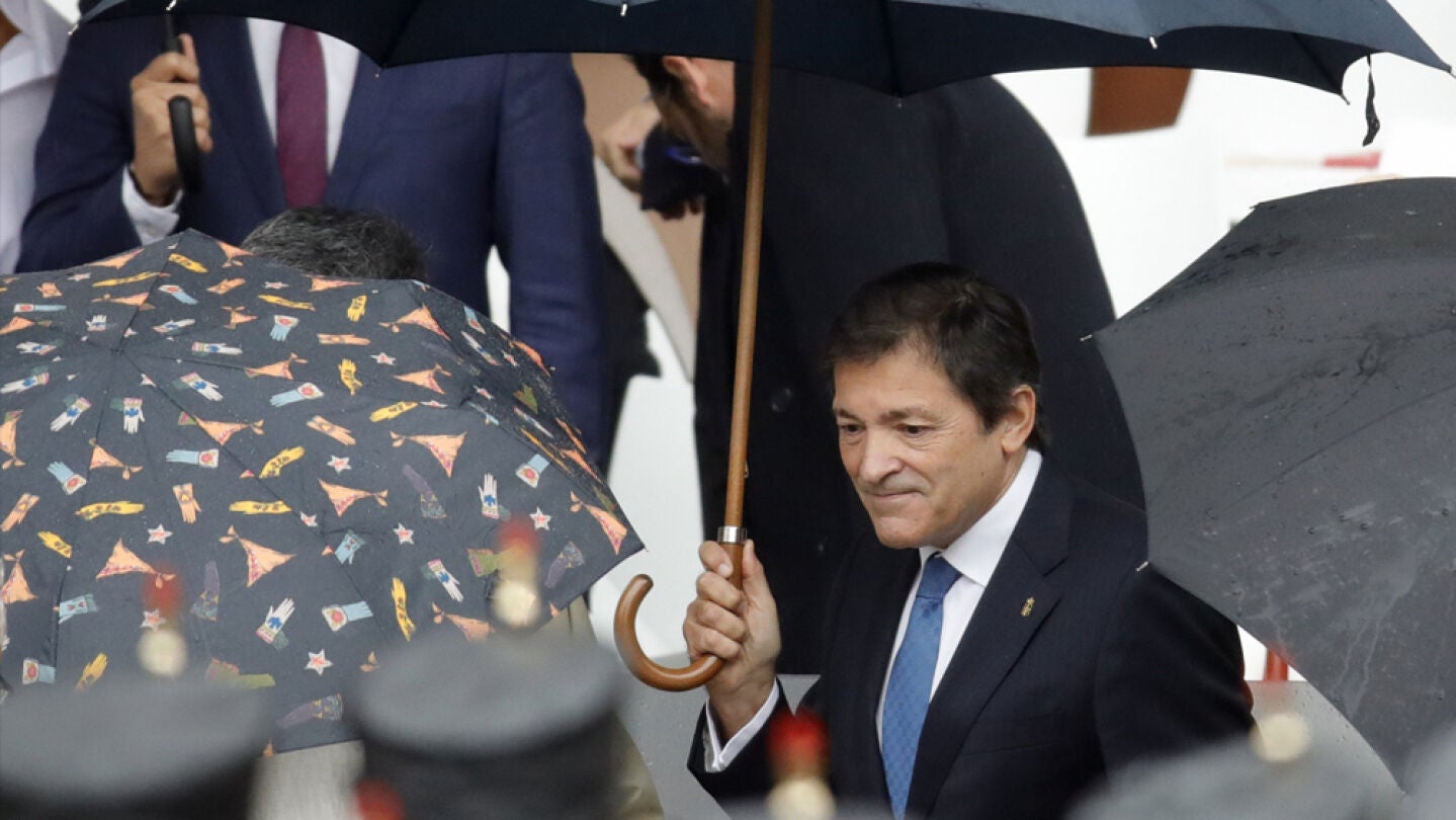 Javier Fern&aacute;ndez en la Fiesta Nacional