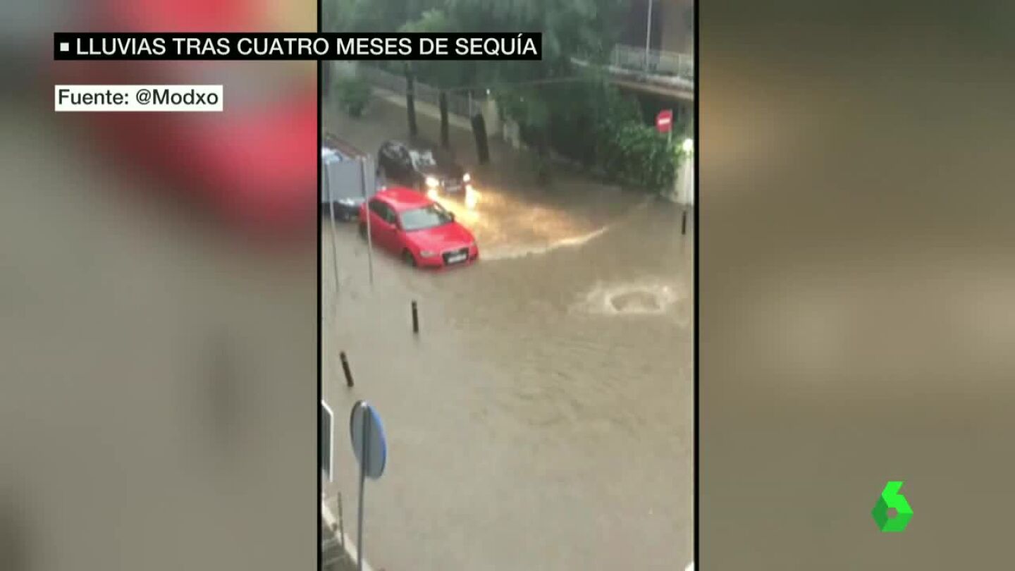 Lluvias en Barcelona