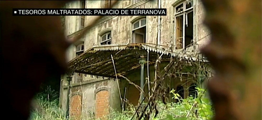 El palacio de Terranova, un tesoro maltratado en Vilagarcía de Arousa