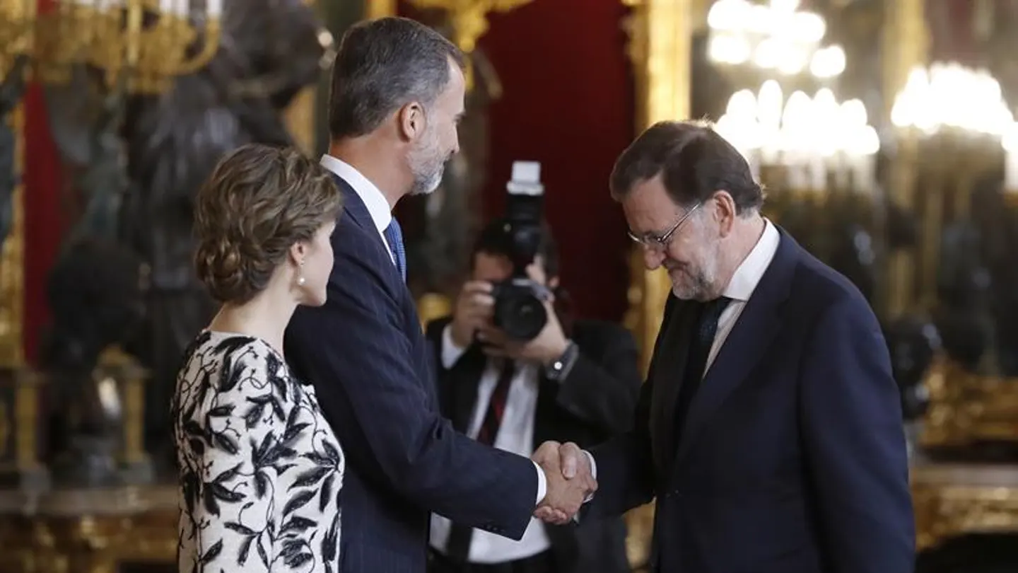 El presidente del Gobierno en la recepción oficial de los Reyes en el Palacio Real El presidente del Gobierno en la recepción oficial de los Reyes en el Palacio Real
