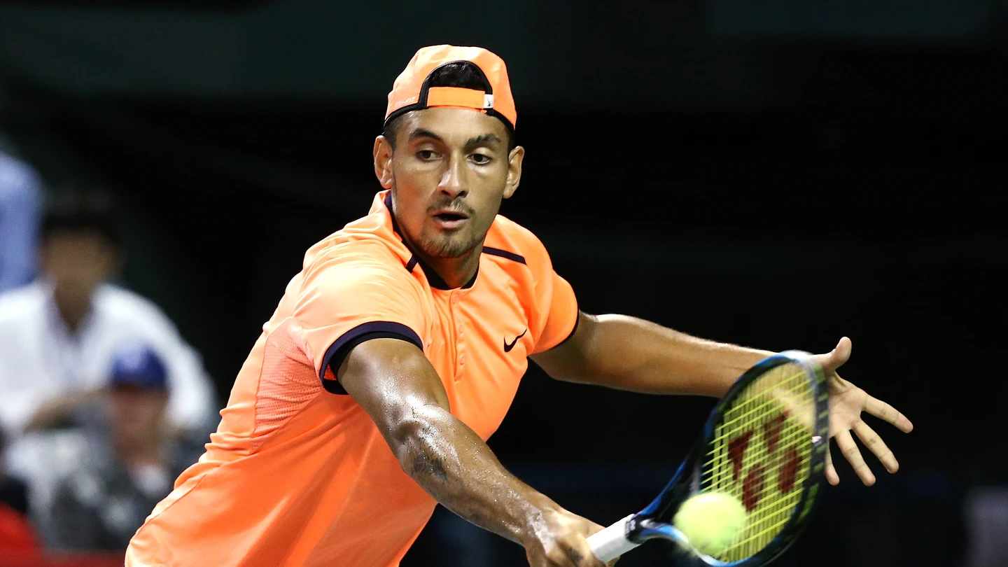 El tenista australiano Nick Kyrgios El tenista australiano Nick Kyrgios