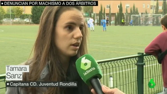 Tamara Sanz, capitana del CD Juventud Rondilla