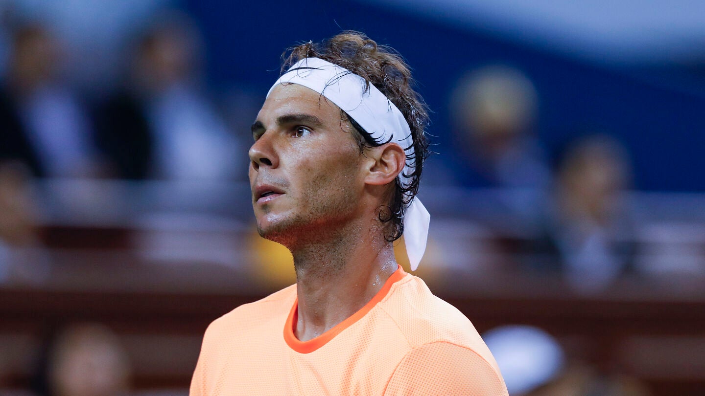 Rafa Nadal se lamenta tras un punto