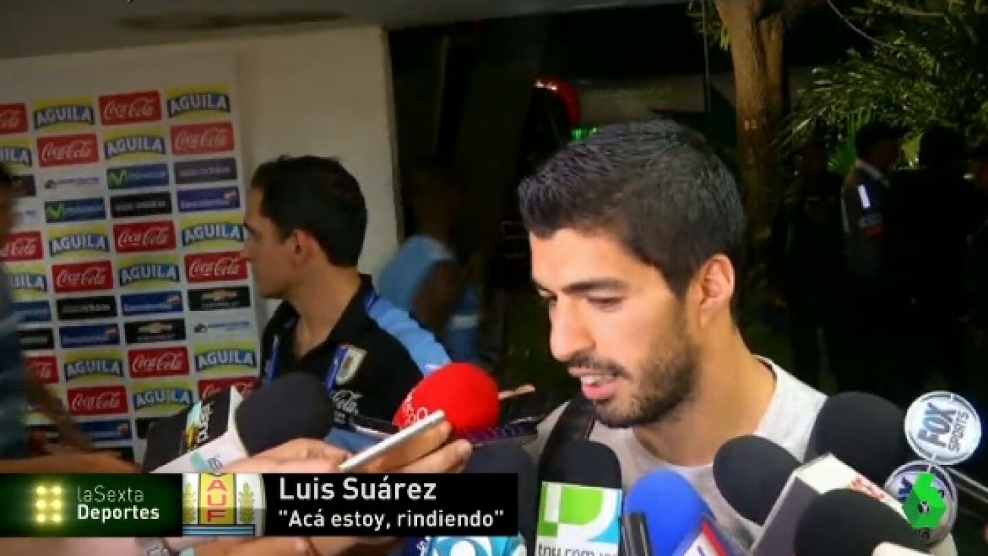 Luis Su&aacute;rez, delantero de Uruguay
