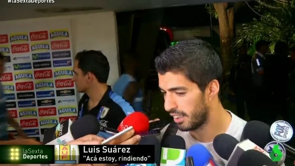 Luis Suárez, delantero de Uruguay