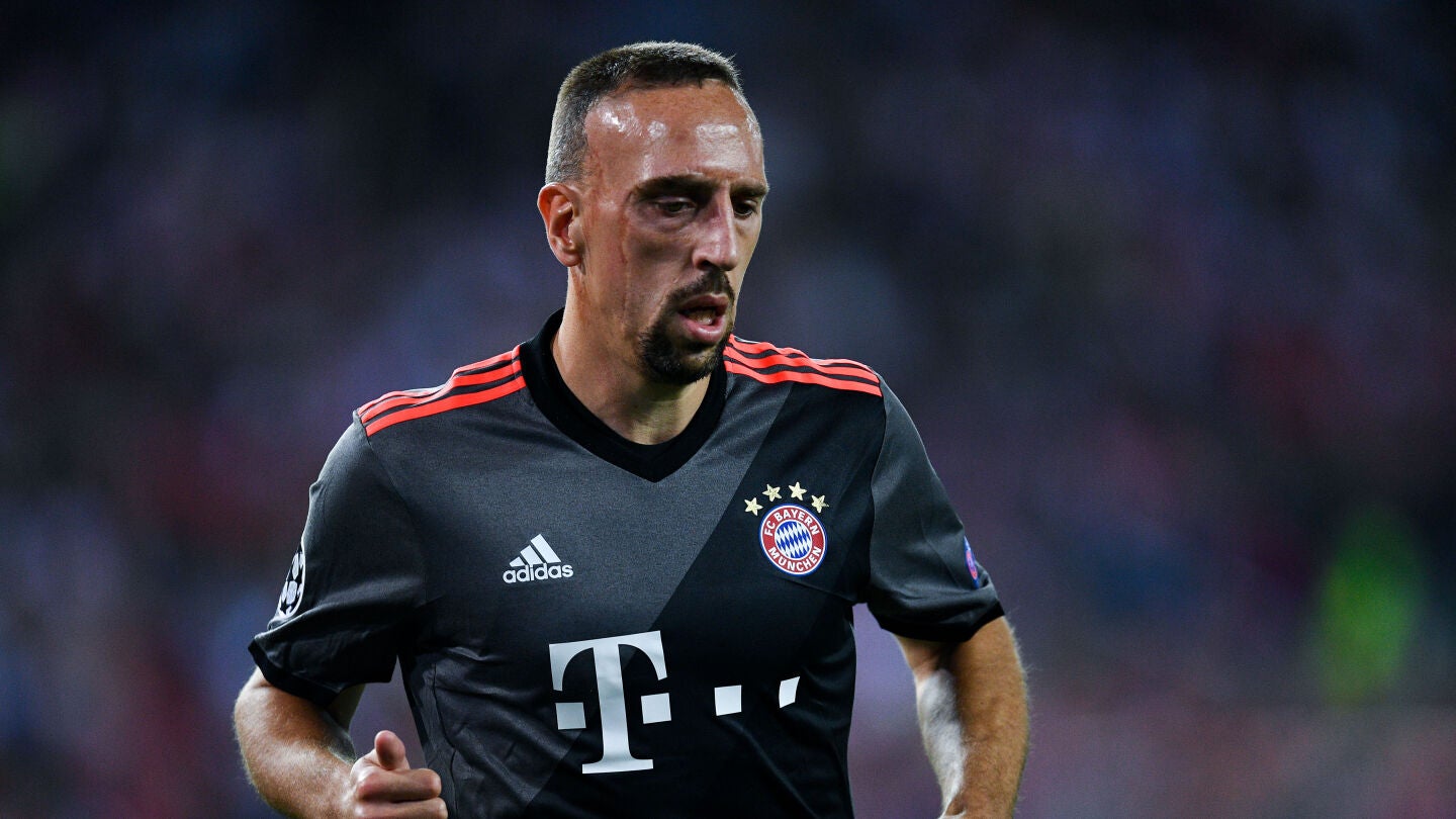 Ribery, en un partido del Bayern de M&uacute;nich