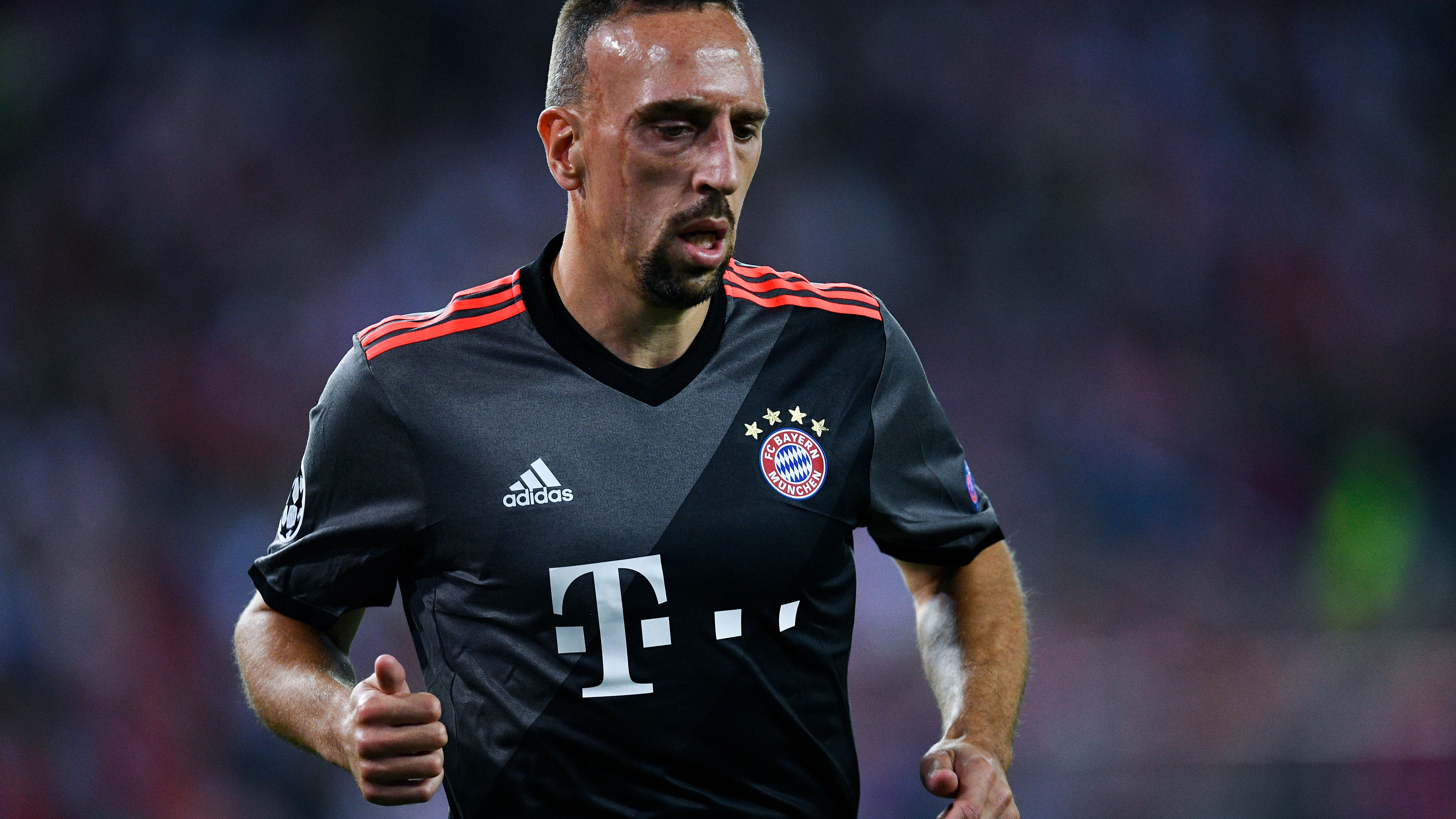 Ribery, en un partido del Bayern de Múnich