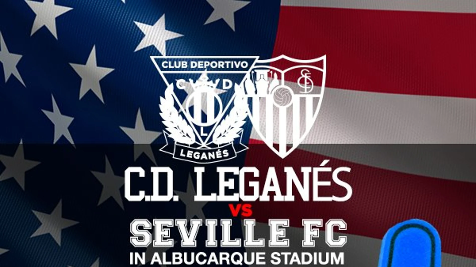 El cartel promocional del Leganés - Sevilla 