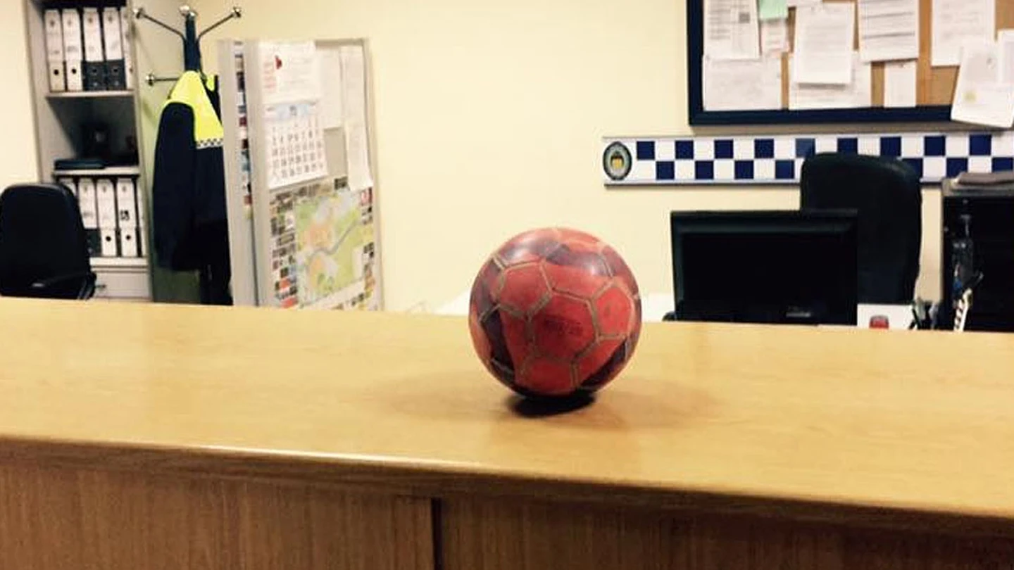 Balón incautado por el alcalde de Albox Balón incautado por el alcalde de Albox