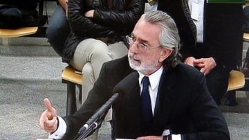 Francisco Correa durante el macrojuicio por la 'trama Gürtel'