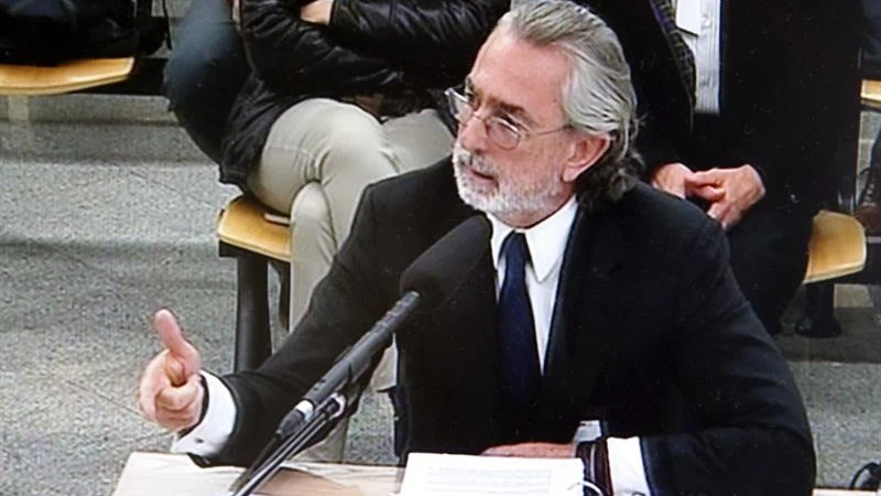 Francisco Correa durante el macrojuicio por la 'trama Gürtel'