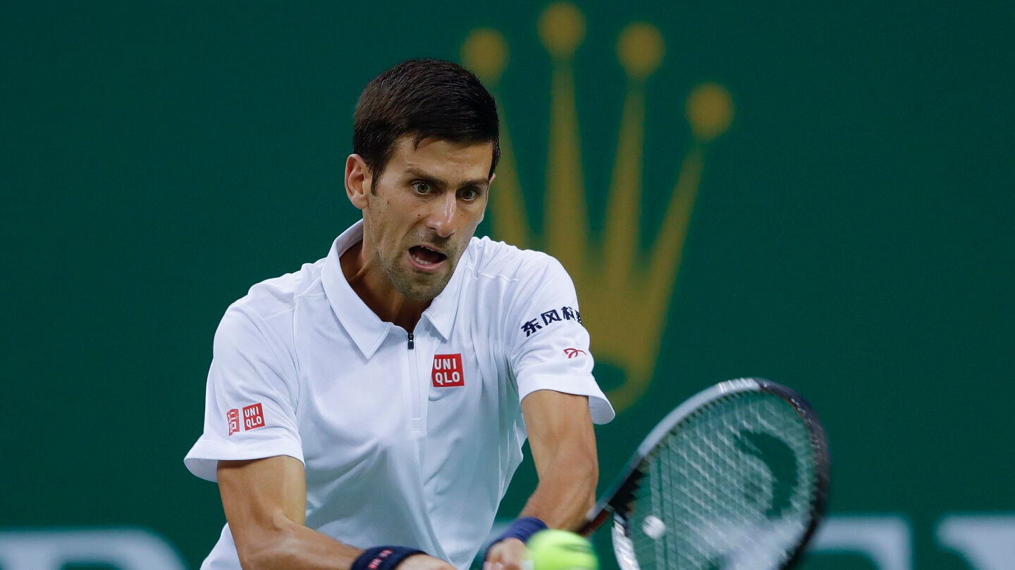 Novak Djokovic, en el Masters de Shangh&aacute;i