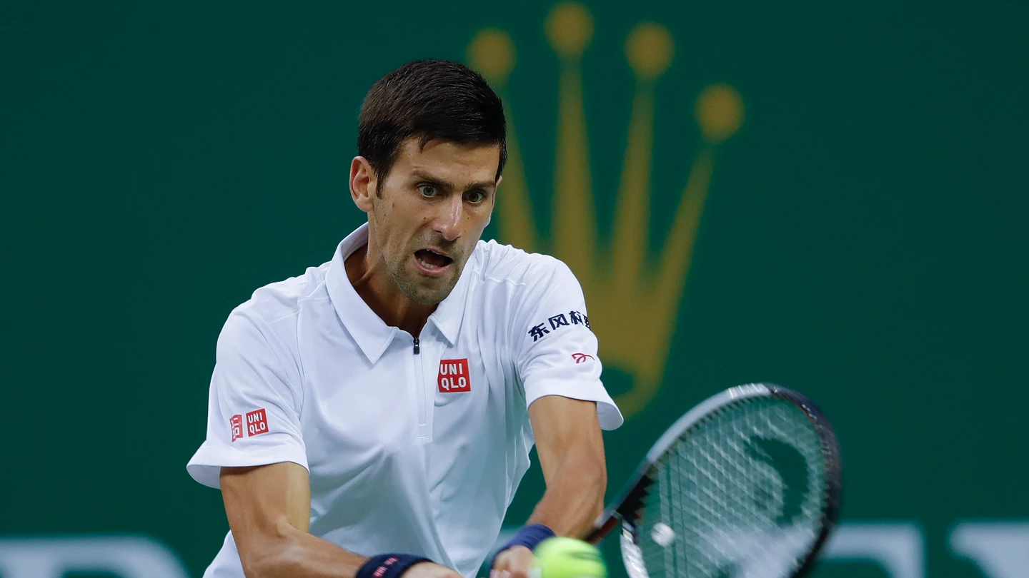 Novak Djokovic, en el Masters de Shanghái Novak Djokovic, en el Masters de Shanghái
