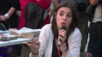 La diputada de Podemos, Irene Montero. 