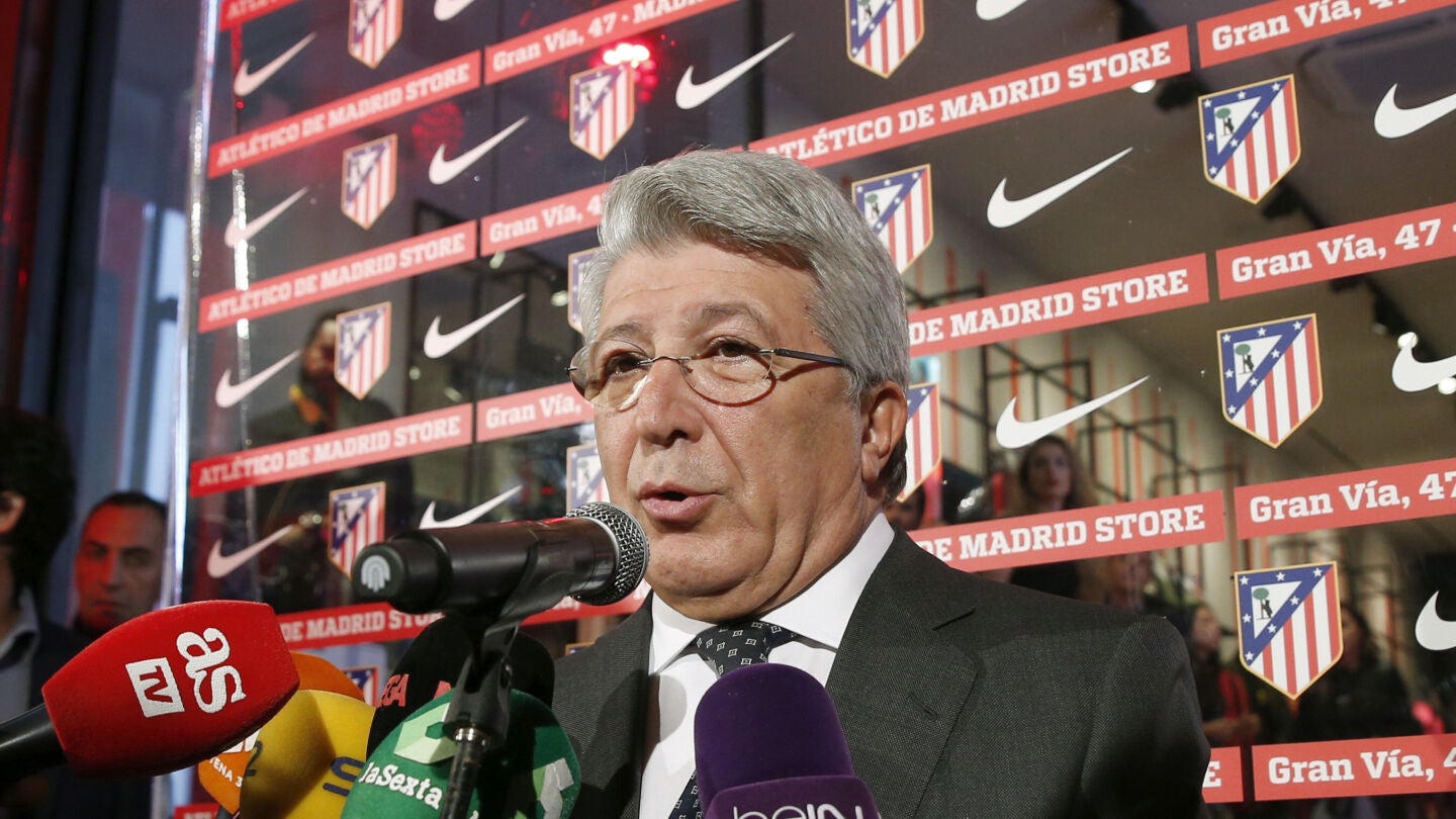 Enrique Cerezo, presidente del Atl&eacute;tico de Madrid