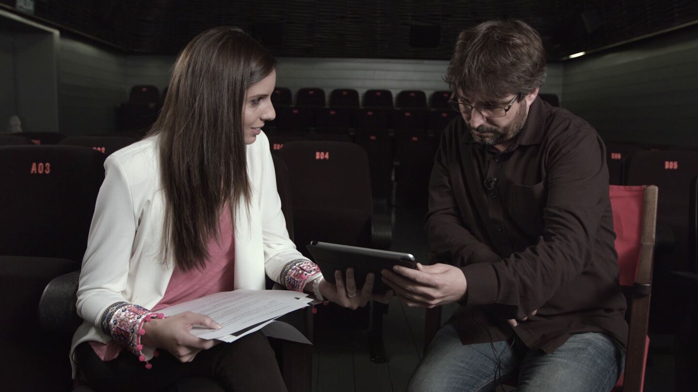Entrevista a Jordi &Eacute;vole en el preestreno de 'Astral'