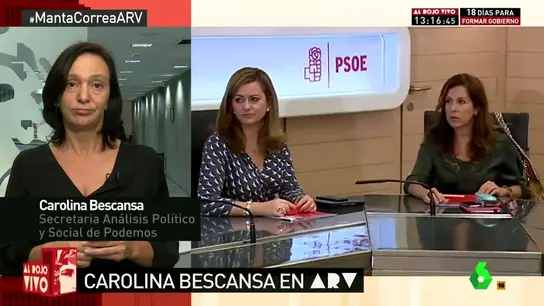 Carolina Bescansa en ARV Carolina Bescansa en ARV