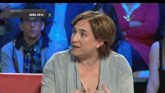 Frame del video de Ada Colau sobre derecho a decidir