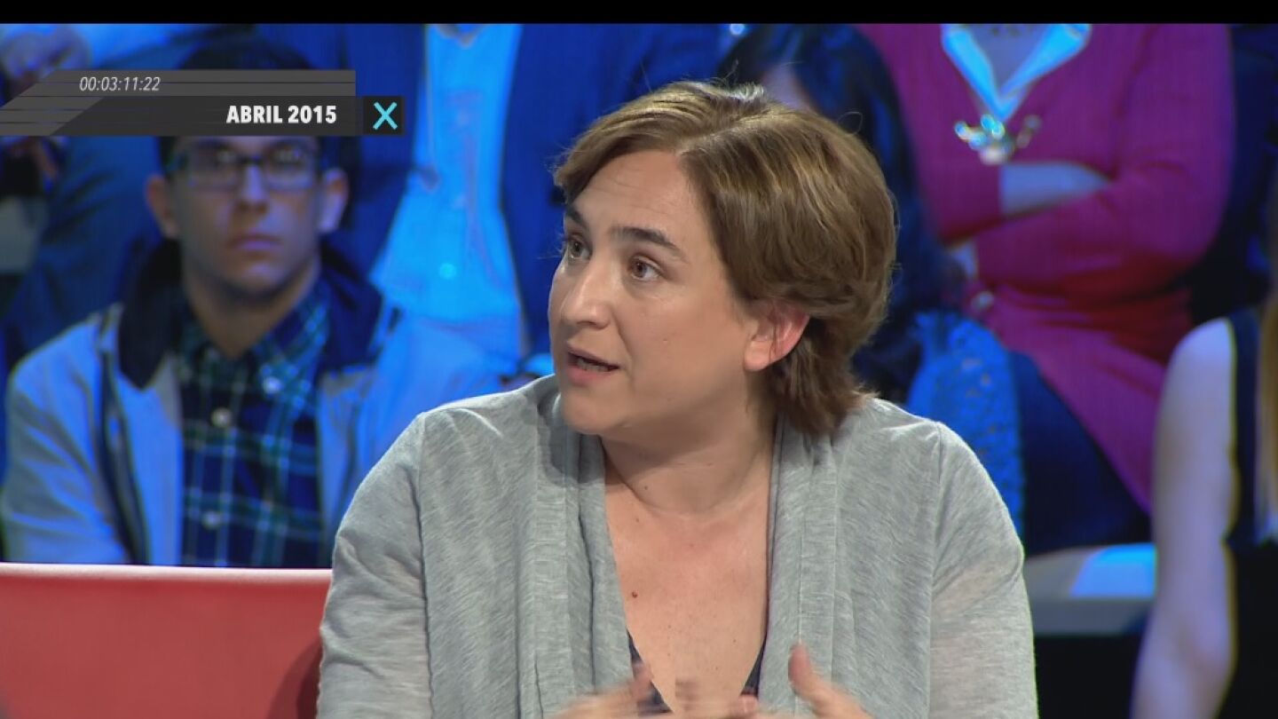 Frame del video de Ada Colau sobre derecho a decidir