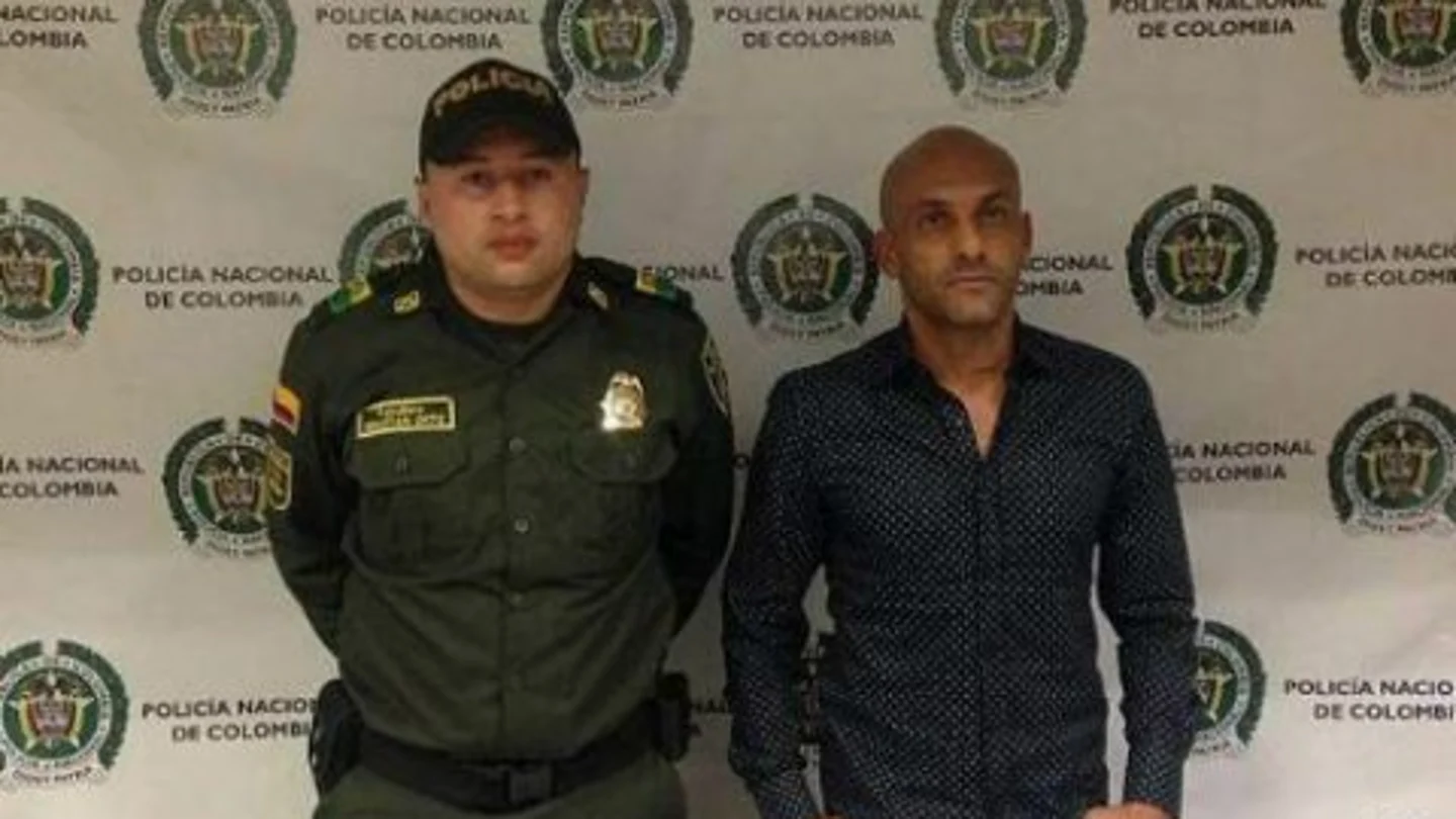 Diego León Osorio, detenido en Colombia por llevar cocaína Diego León Osorio, detenido en Colombia por llevar cocaína
