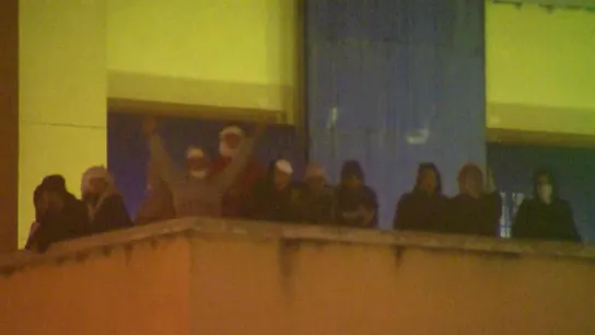 Los amotinados en el CIE de Aluche Los amotinados en el CIE de Aluche