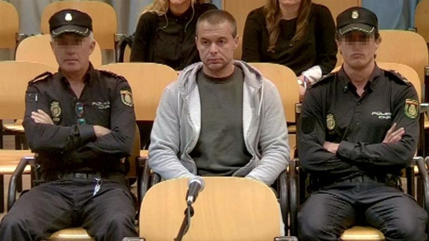 El presunto pederasta de Ciudad Lineal durante el juicio
