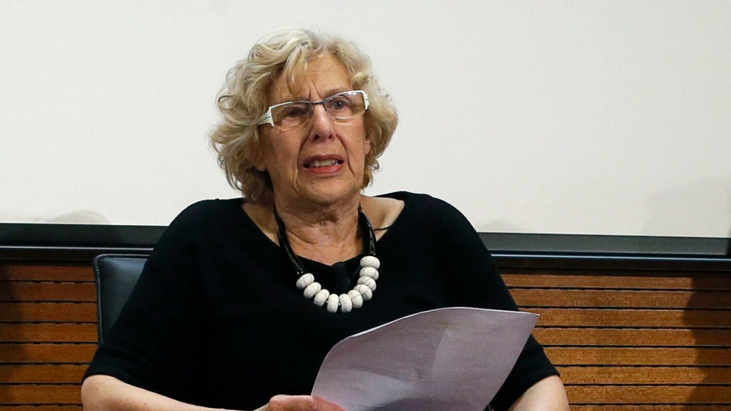 Manuela Carmena en una conferencia