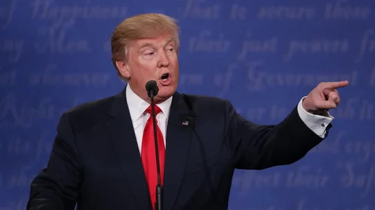 El candidato a la Presidencia de EEUU por el partido Republicano, Donald Trump, durante el debate El candidato a la Presidencia de EEUU por el partido Republicano, Donald Trump, durante el debate