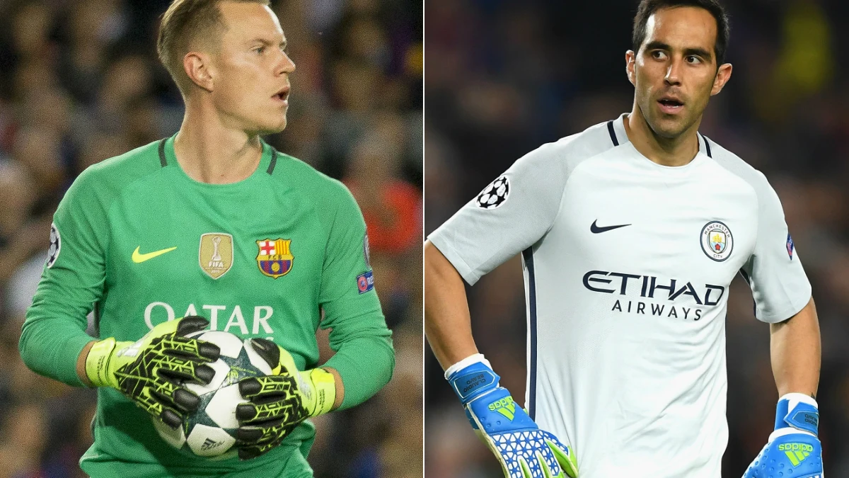 Ter Stegen y Claudio Bravo, enfrentados en el Camp Nou