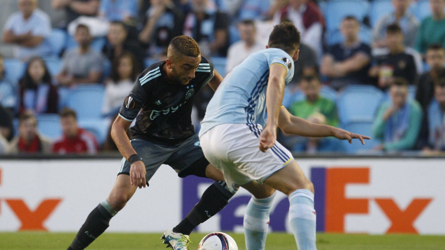 Momento del encuentro entre Celta de Vigo y Ajax