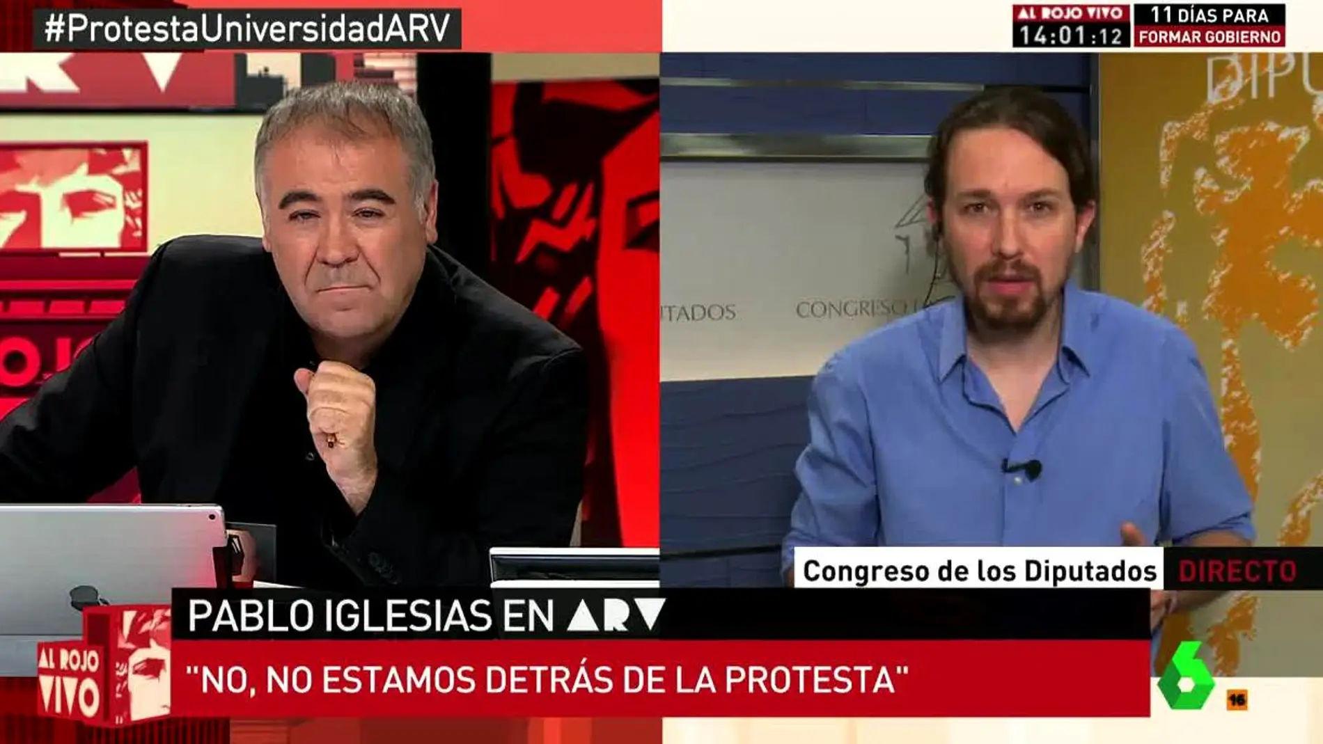 Pablo Iglesias en ARV