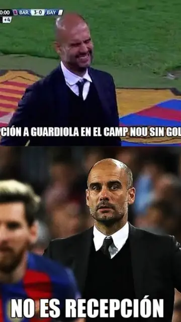 Meme del Barcelona-Manchester City Meme del Barcelona-Manchester City