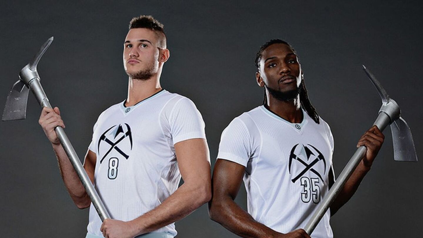 Las pol&eacute;micas nuevas camisetas de los Denver Nuggets