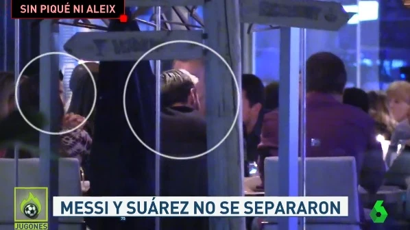 Luis Suárez y Messi, en la cena por la Bota de Oro