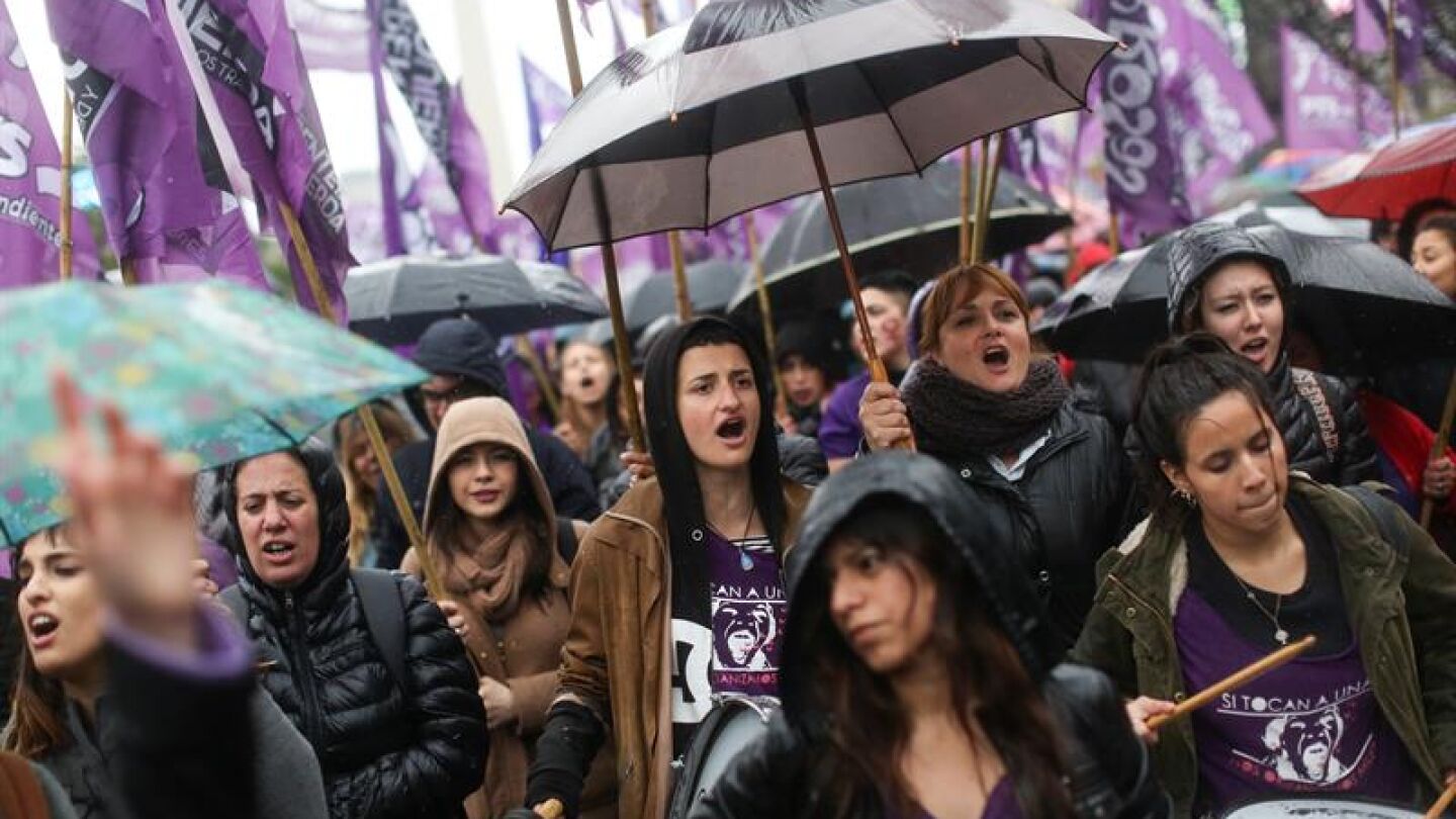 Protesta en Mar del Plata durante el Mi&eacute;rcoles Negro