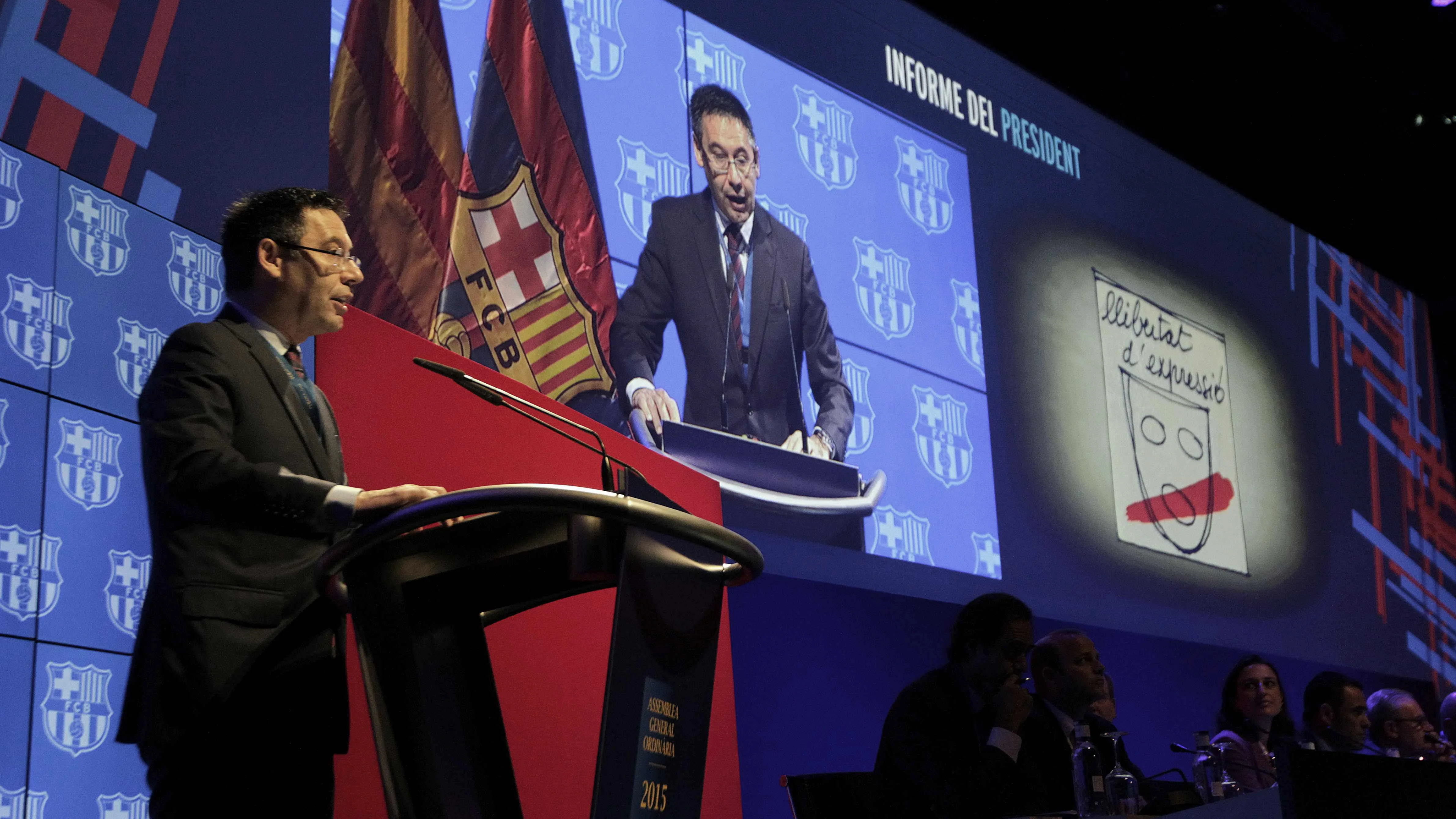 Josep María Bartomeu, presidente del F.C Barcelona