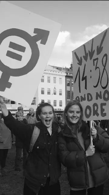 Manifestación en Islandia Manifestación en Islandia