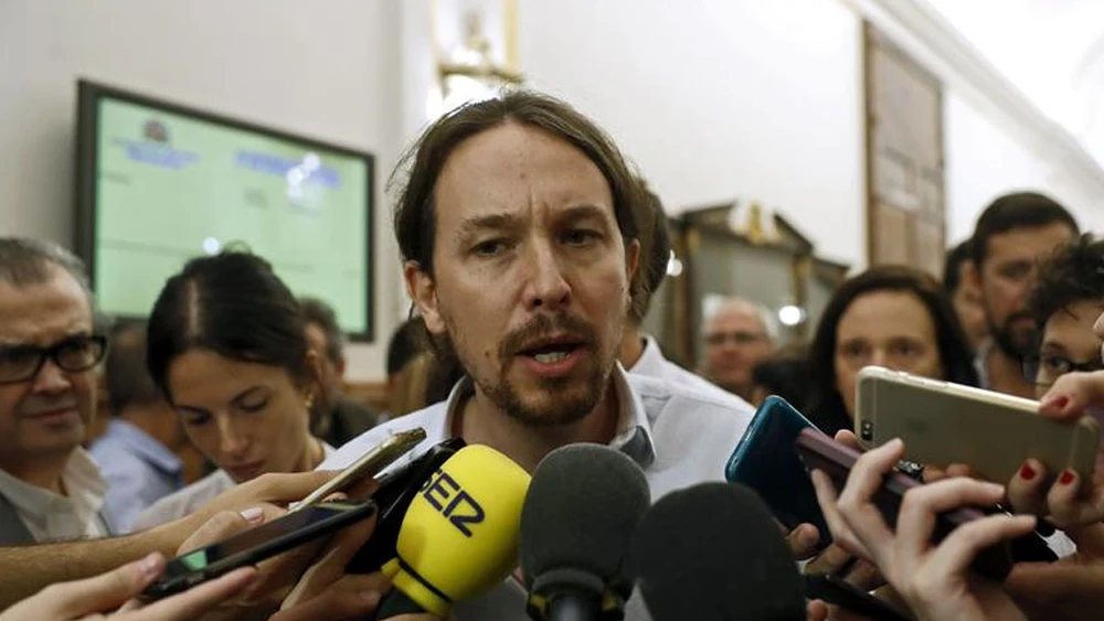 Pablo Iglesias ante los medios Pablo Iglesias ante los medios