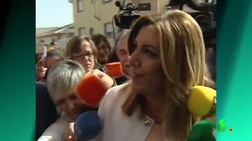 Susana Díaz, en la calle