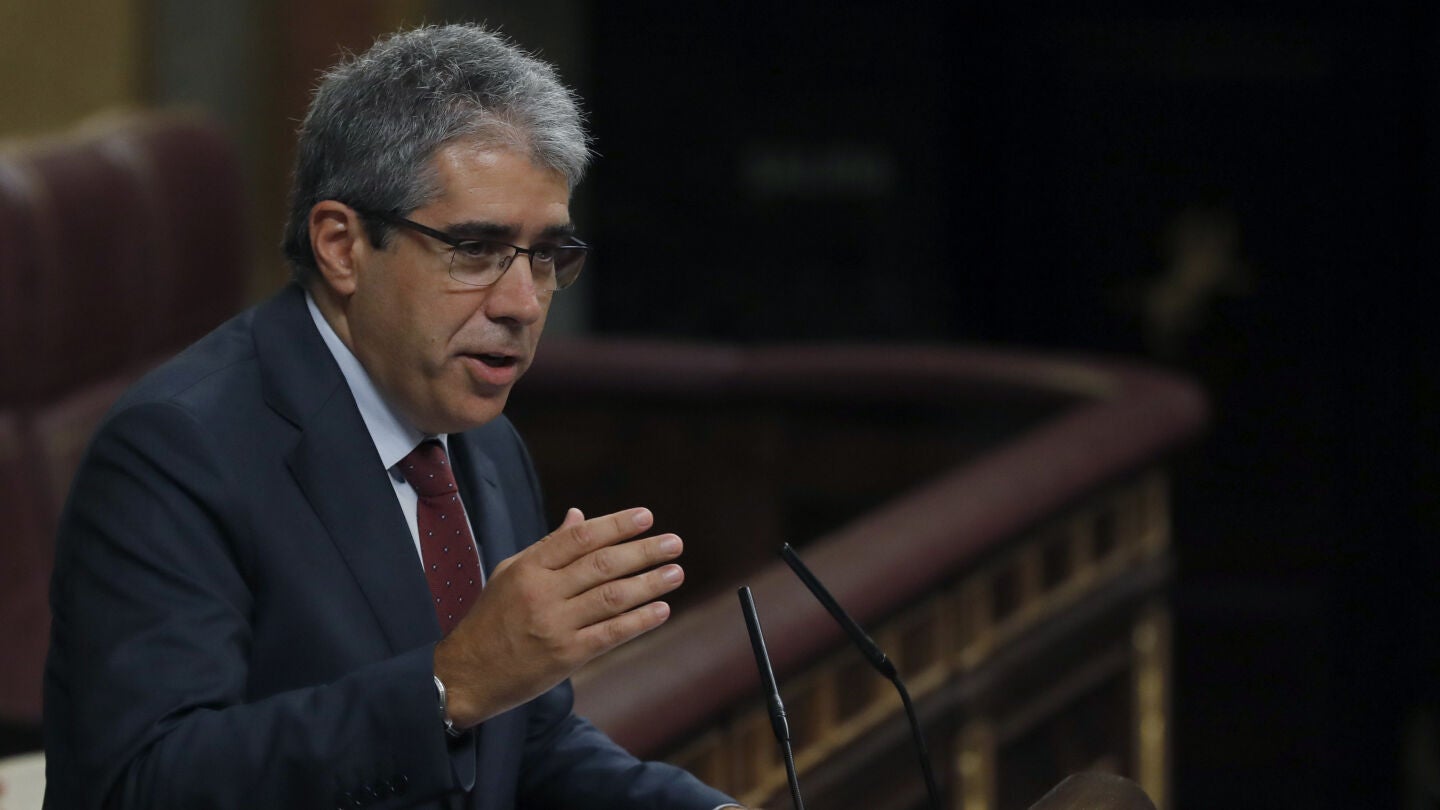Francesc Homs durante su intervenci&oacute;n en la segunda sesi&oacute;n de investidura